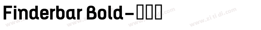 Finderbar Bold字体转换